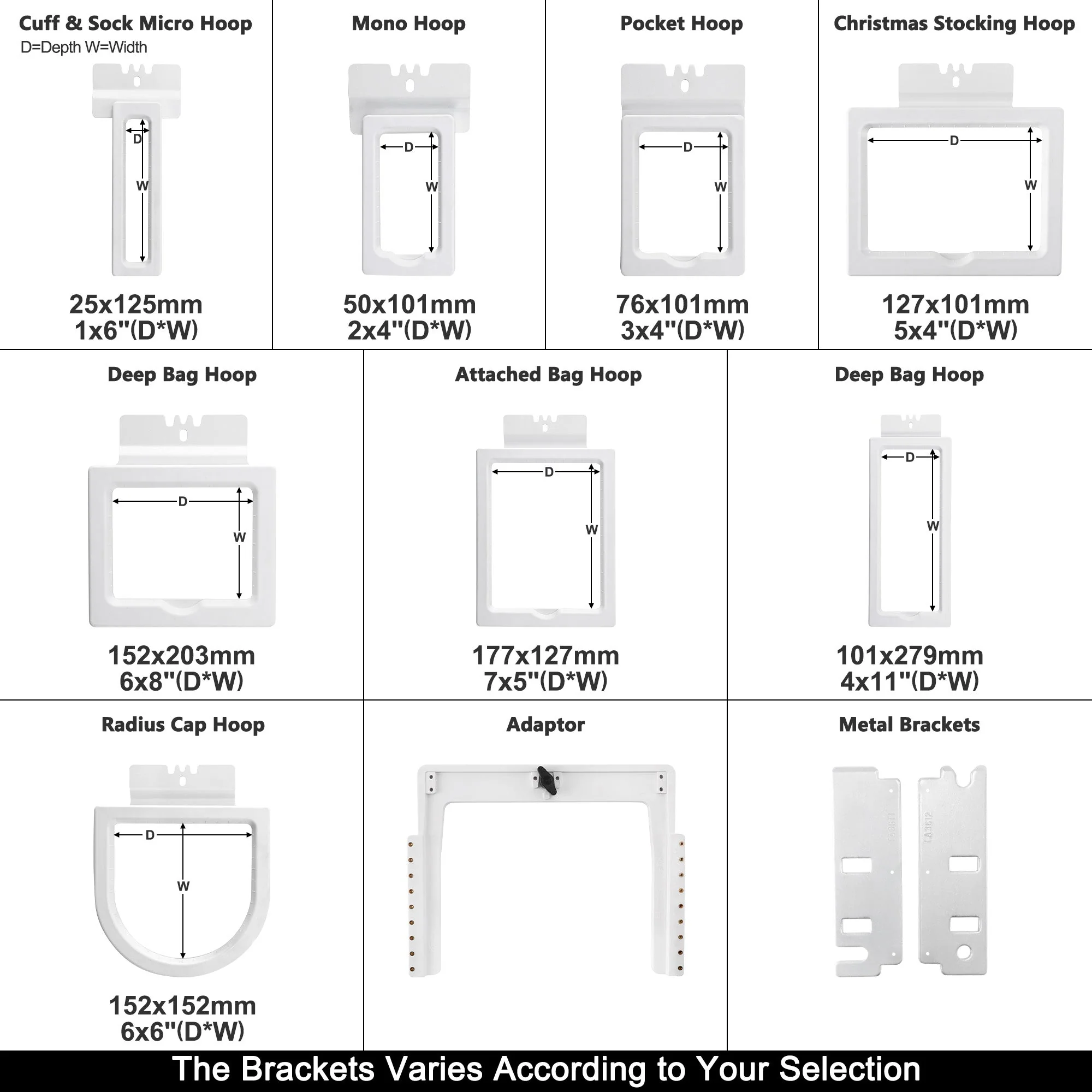 8in1 Fast Frame Kit Magnetic Hoops for ZSK SPRINT 6/6L/6XL SPRINT 7/7L/7XL SPRINT 8/9 RACER 1W/1WL RACER 2W/2WL RACER 4S/4W/4WL RACER 6S/6W/6WL RACER 8S/8W/8WL Embroidery Machines - Image 11