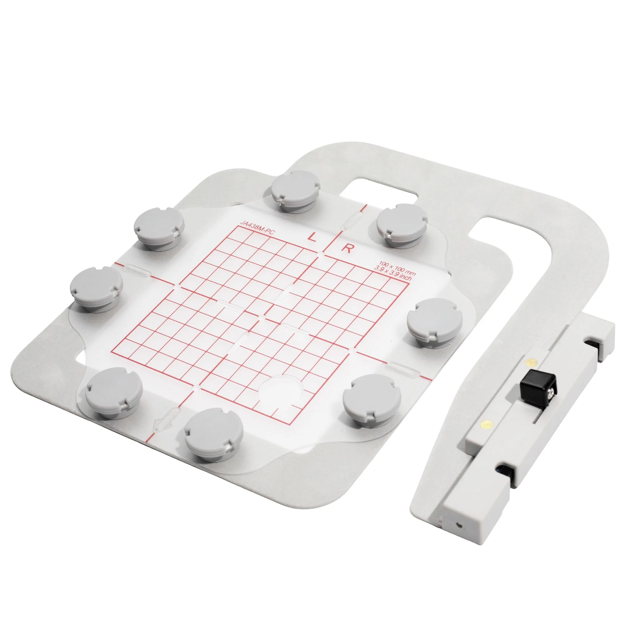 JA438M Magnetic Hoop 3.9x3.9" 100x100mm for Janome Memory Craft 550E / 500E / 450E / 400E Embroidery Machine - Image 4