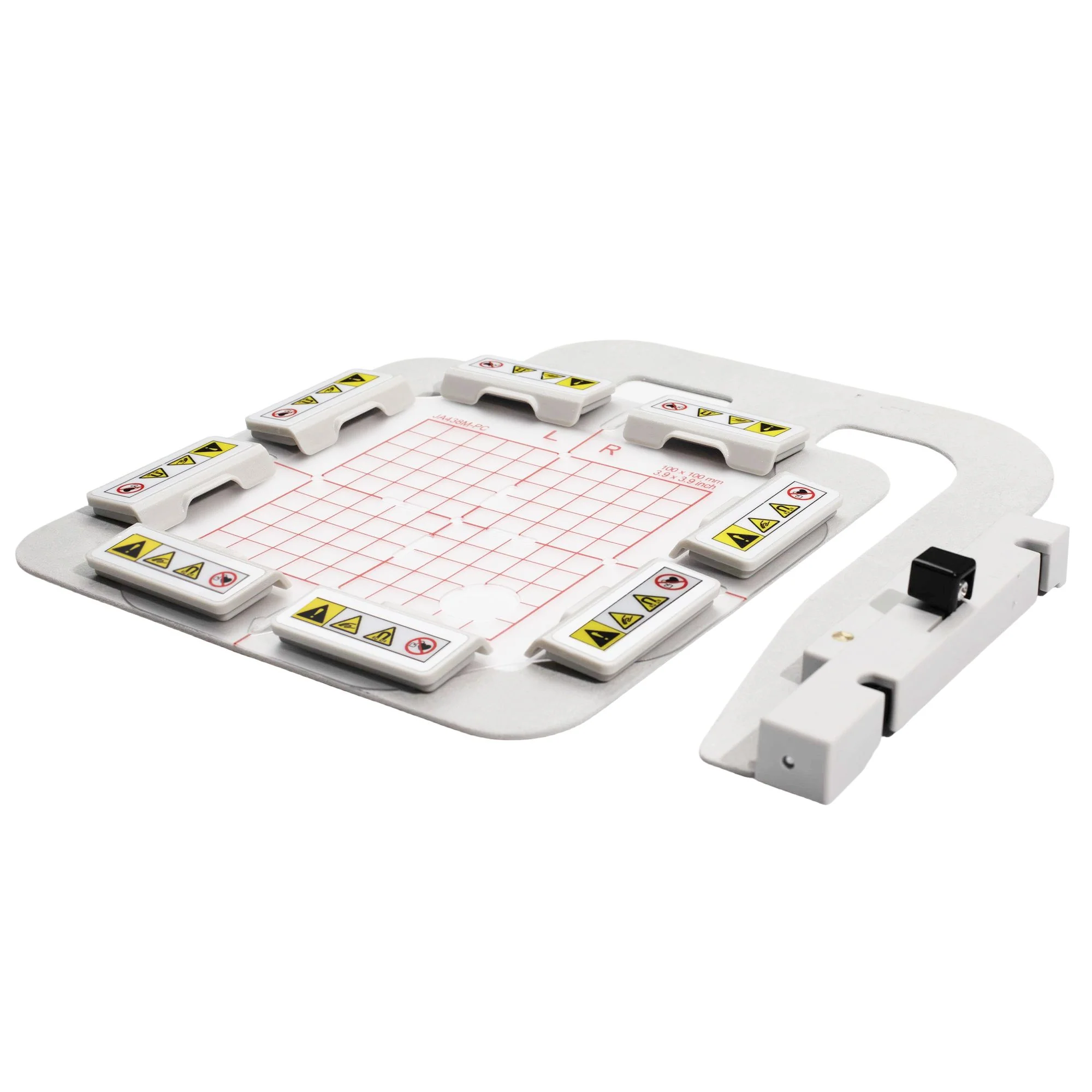JA438MK 3.9x3.9" 100x100mm Magnetic Embroidery Hoop (Long-bar Magnets) for Janome Memory Craft 550E / 500E / 450E / 400E Embroidery Machine - Image 5