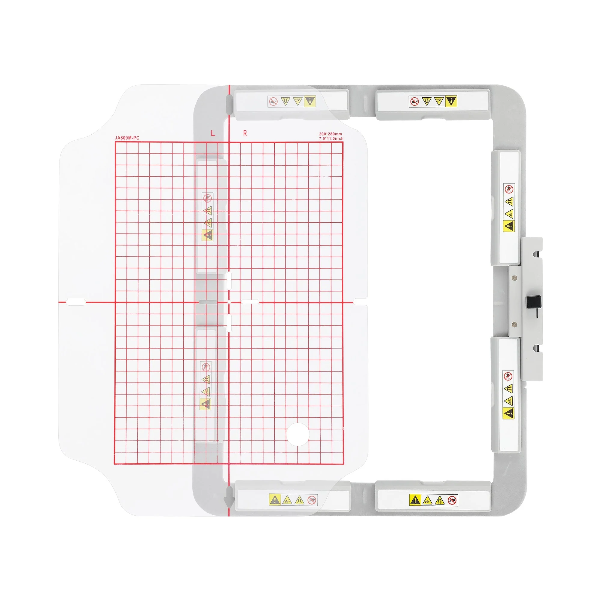 JA809MK Magnetic Embroidery Hoop (Long-bar Magnets) for Elna eXpressive 830L Embroidery Machine - Image 3