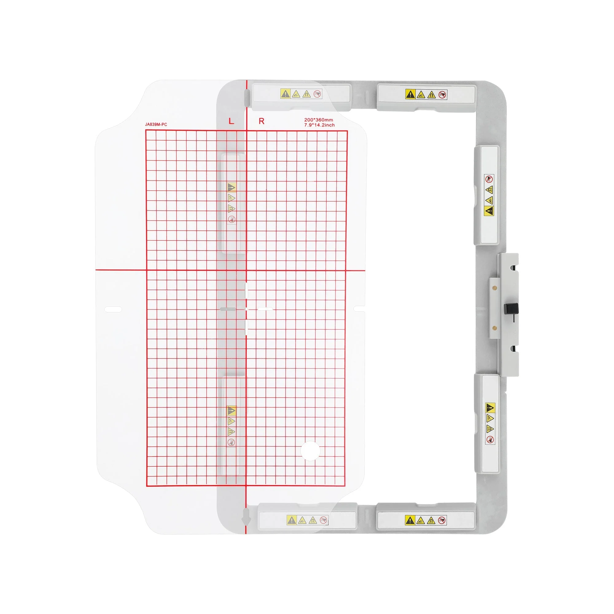 JA839MK Magnetic Embroidery Hoop (Long-bar Magnets) for Janome Memory Craft 550E Embroidery Machine - Image 3