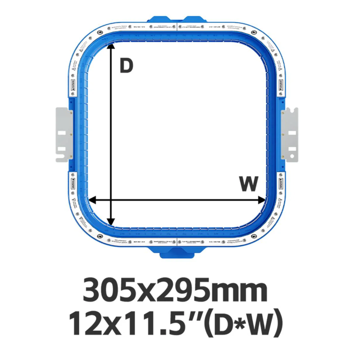 Magnetic Hoop 12"x11.5" | 305x295mm for SHARE Embroidery Machines