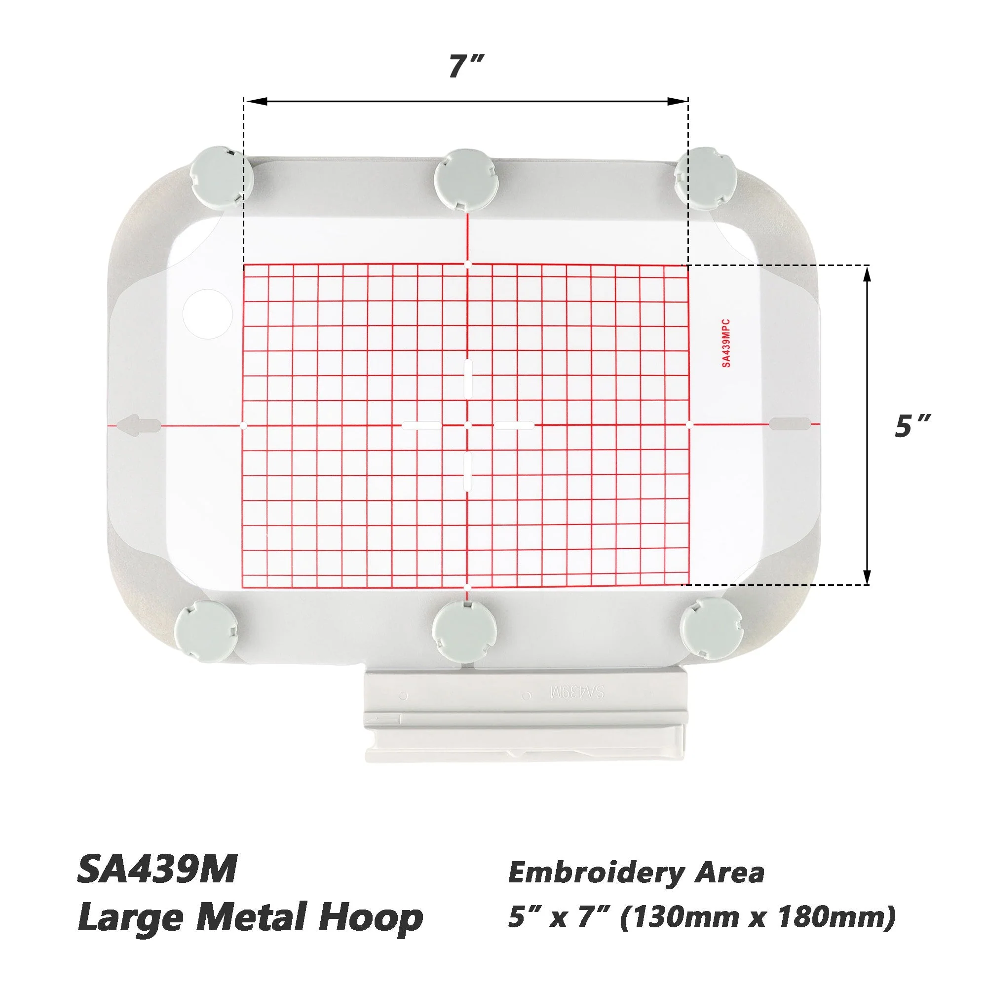 4in1-BM Metal Magnetic Embroidery Hoop kit for Brother NQ1700E NQ1600E VM5200 VE2300 etc. Innov-is BabyLock Embroidery Machine - Image 3