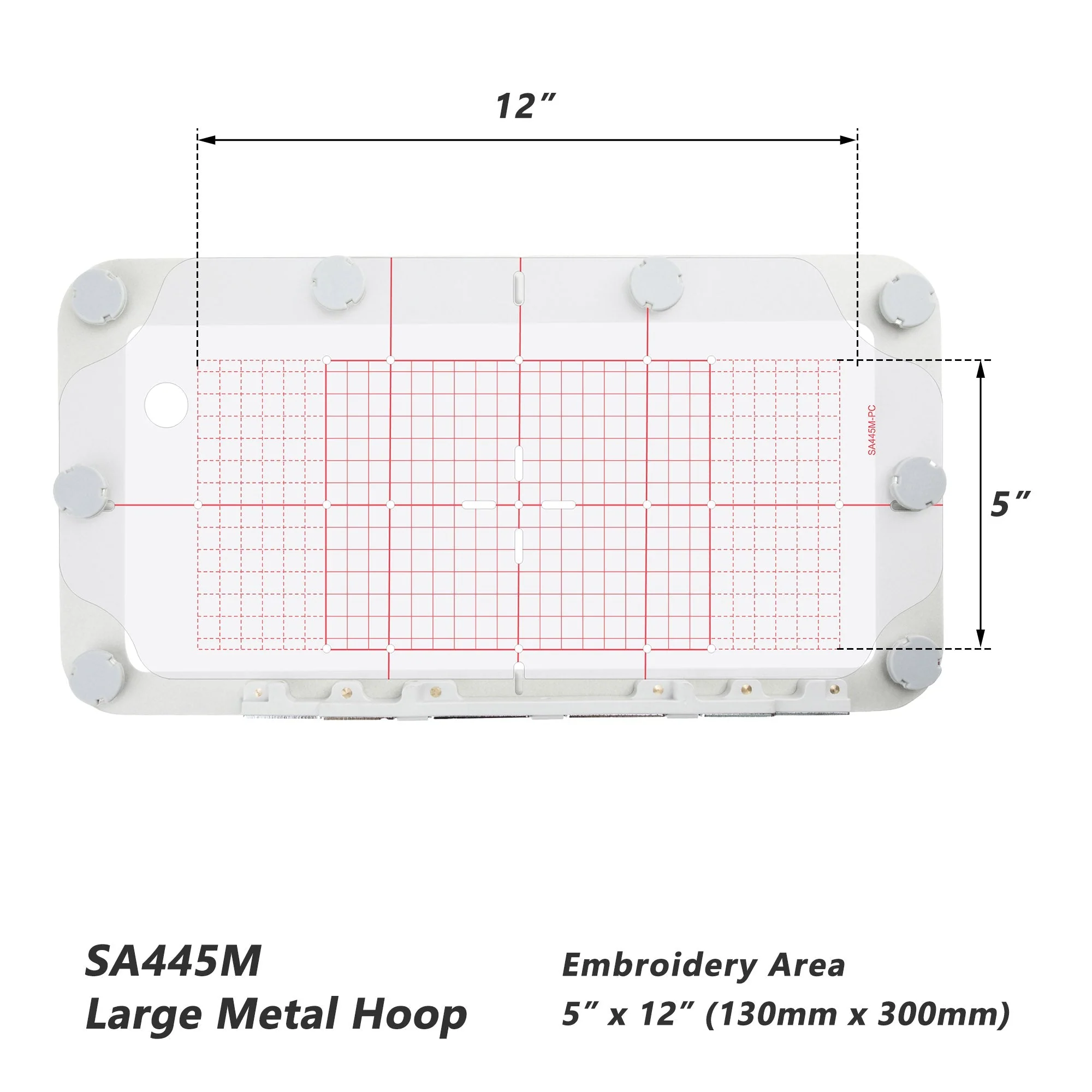 4in1-AM metal Magnetic Embroidery Hoop for Brother PE900 SE2000 PE800 SE1900 etc. Innov-is Embroidery Machine - Image 5