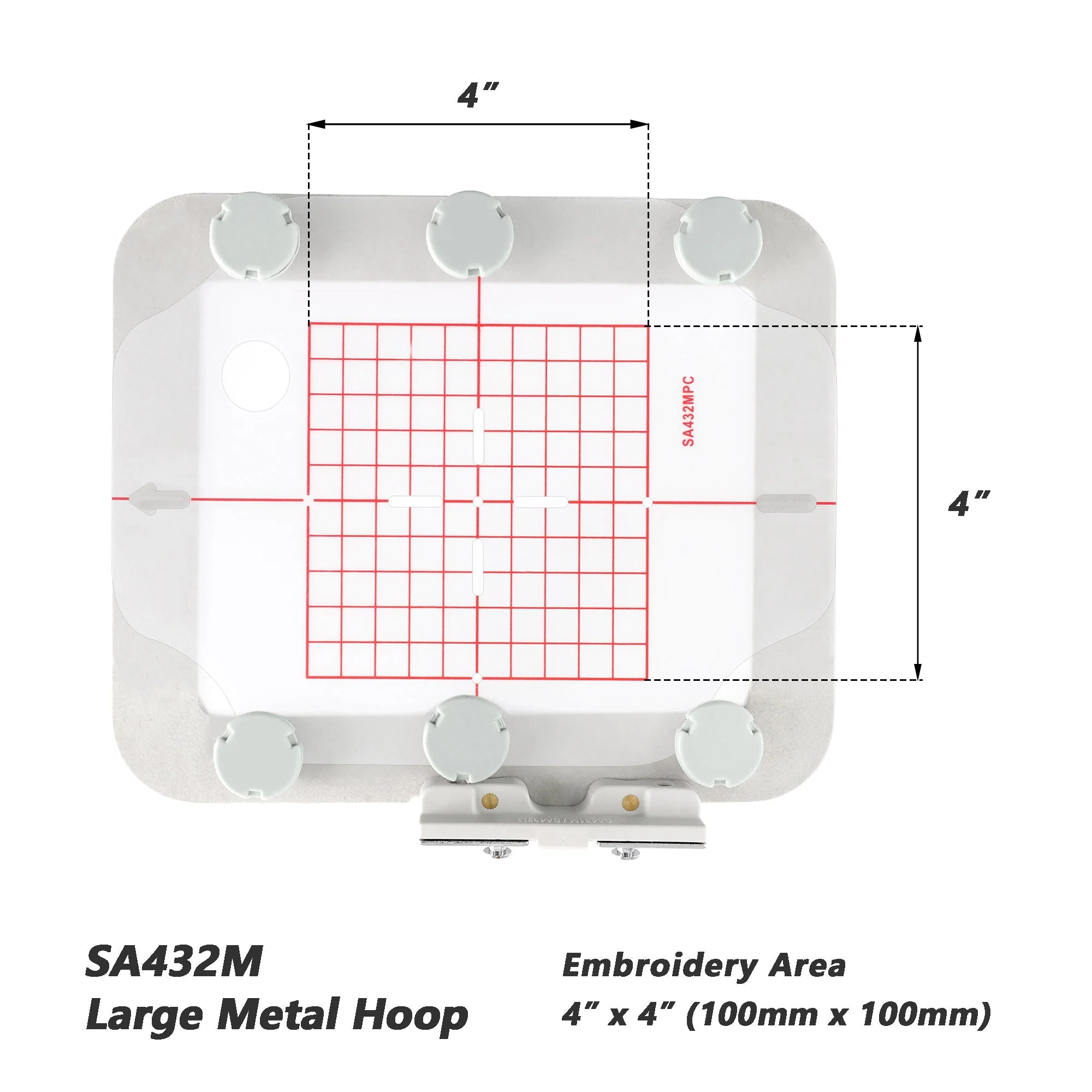 3in1-AM Metal Magnetic Hoop kit for Brother SE700 SE600 PE545 PE550D etc. Innov-is Embroidery Machine - Image 3