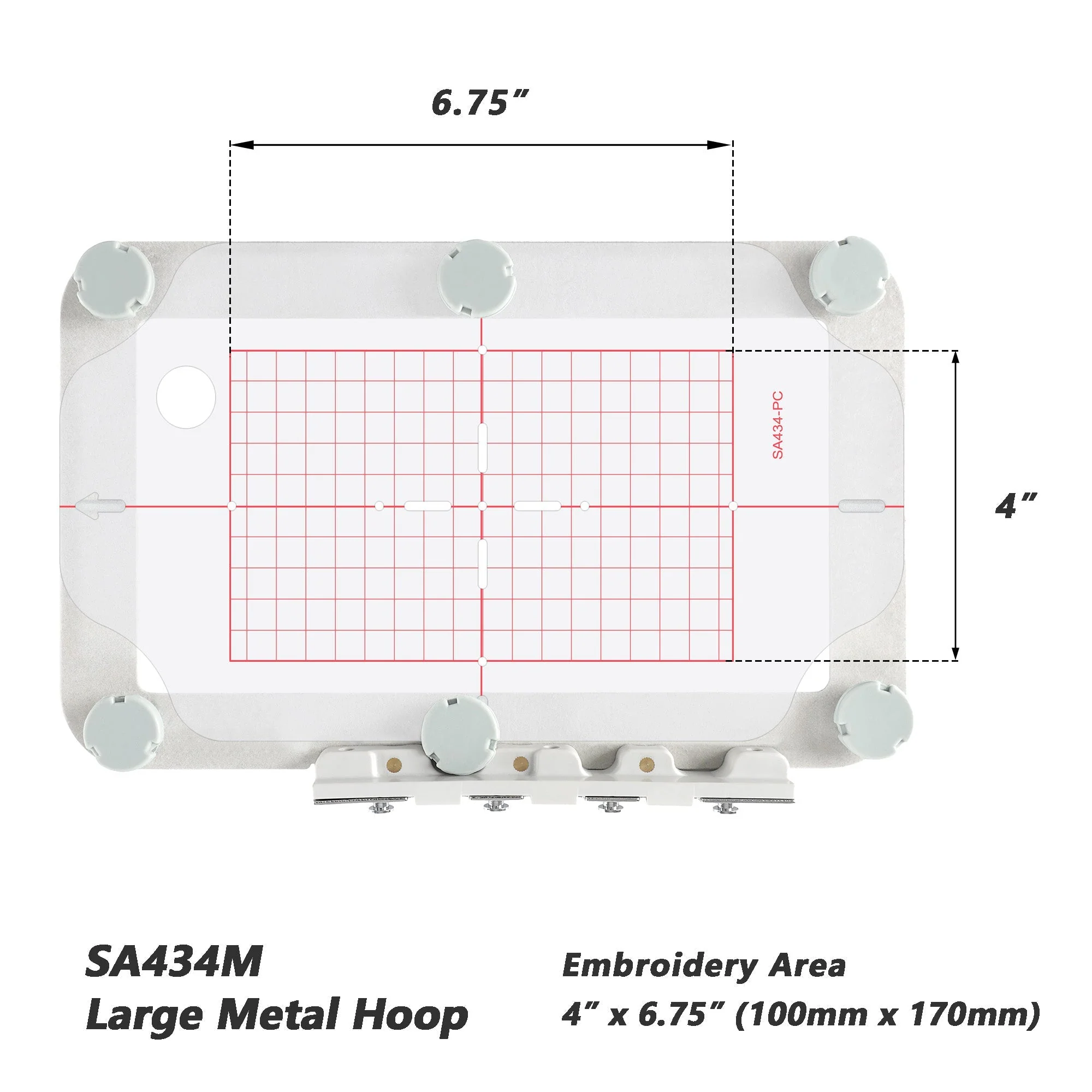3in1-AM Metal Magnetic Hoop kit for Brother SE700 SE600 PE545 PE550D etc. Innov-is Embroidery Machine - Image 4