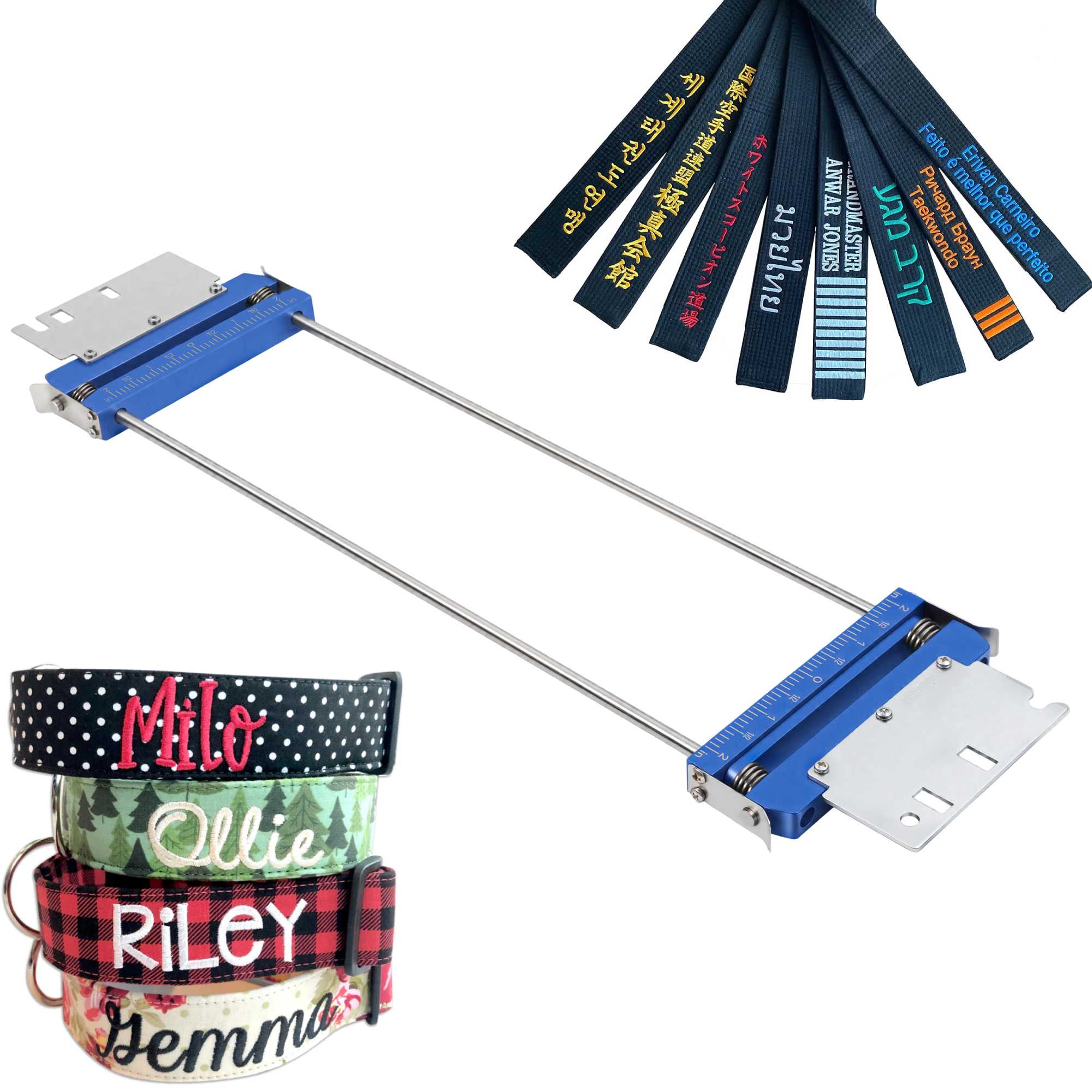 Metal Belt Embroidery Hoop BH300 2.6x11.8inch 65x300mm for FUWEI Embroidery Machines,Belt Hoop for Karate Belts, Dog Collars, Sashes, Garments - Image 9