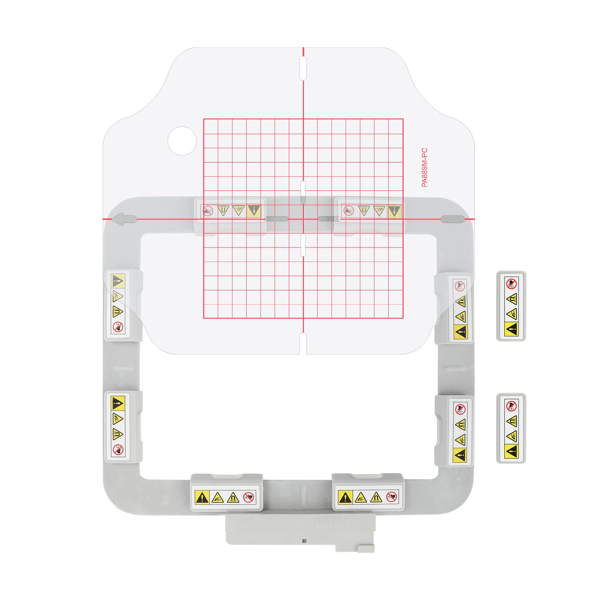 PA889MK 5.5" x 5.5"140x140mm metal Magnetic Hoop (Long-bar Magnets) for Husqvarna Viking Designer Diamond etc. Pfaff Creative Sensation Embroidery Machine - Image 5
