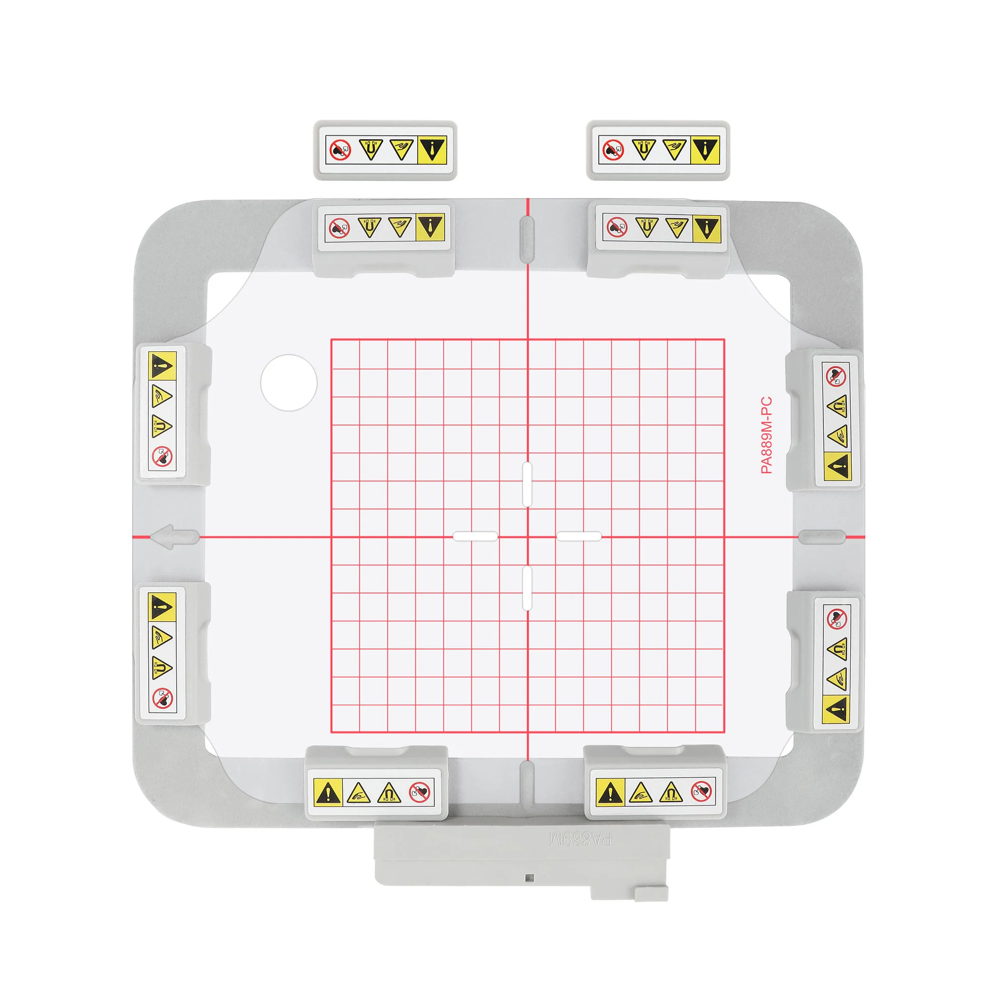 PA889MK 5.5" x 5.5"140x140mm metal Magnetic Hoop (Long-bar Magnets) for Husqvarna Viking Designer Diamond etc. Pfaff Creative Sensation Embroidery Machine - Image 6