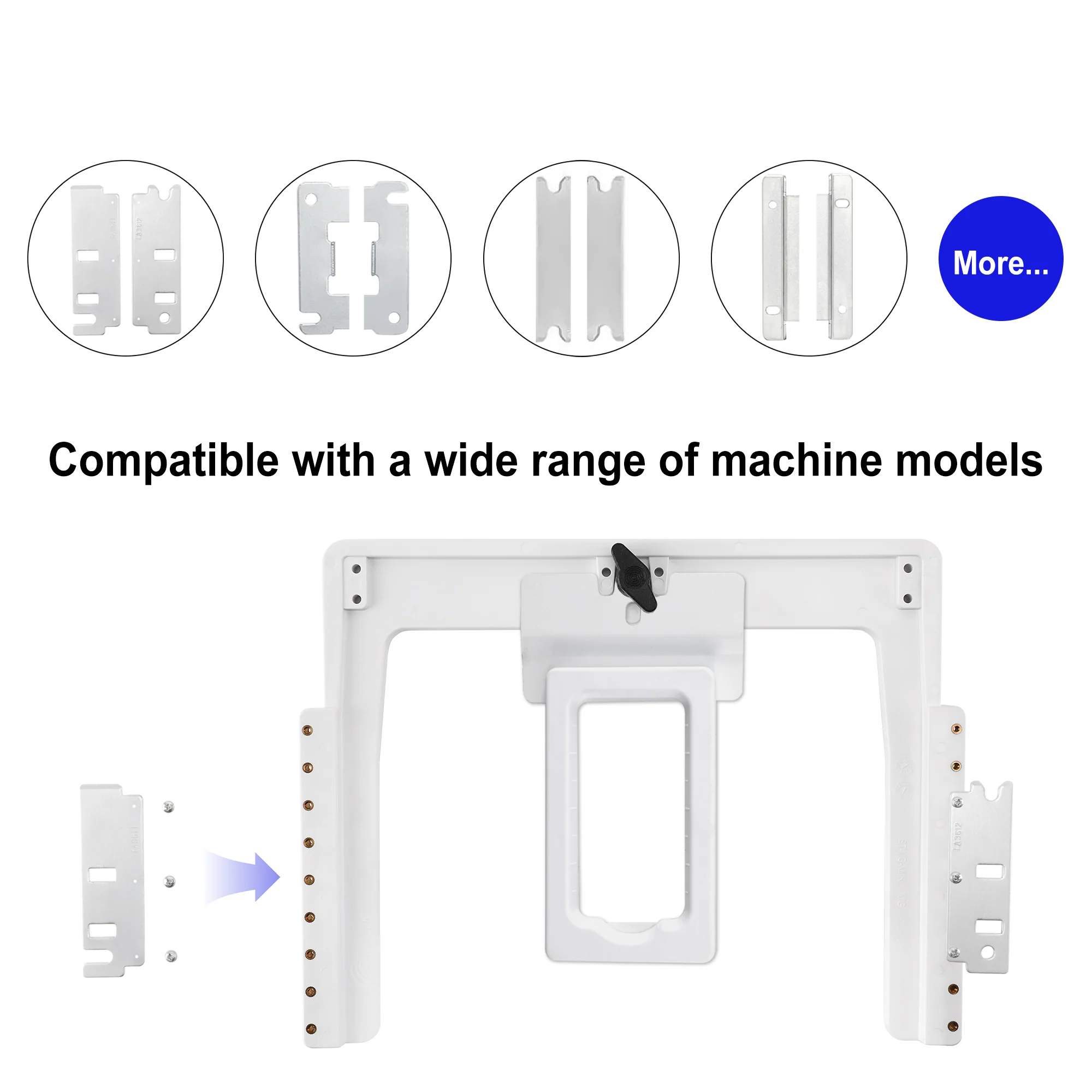 Sewtalent 4in1 Magnetic Fast Frame kit magnetic Hoops for Vortex Commercial Embroidery Machine - Image 8