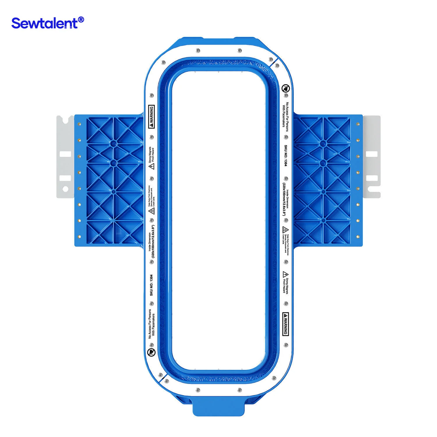 Sewtalent Magnetic Embroidery Hoop 12.6"x3.9" | 320x100mm for Tajima Juki SAI/TEHX/TEJT/TEMX-C/TFHX-IIC/TFMX-C/TFMX-IIC/TMAR/TMBP-SC/TMBP2-SC/TMBP2-XC/TMBR-SC/TMBU-S/TMEX/TMEZ-KC/TMEZ-SC/TMFX/TUMX/TWMX-C Embroidery Machines - Image 4