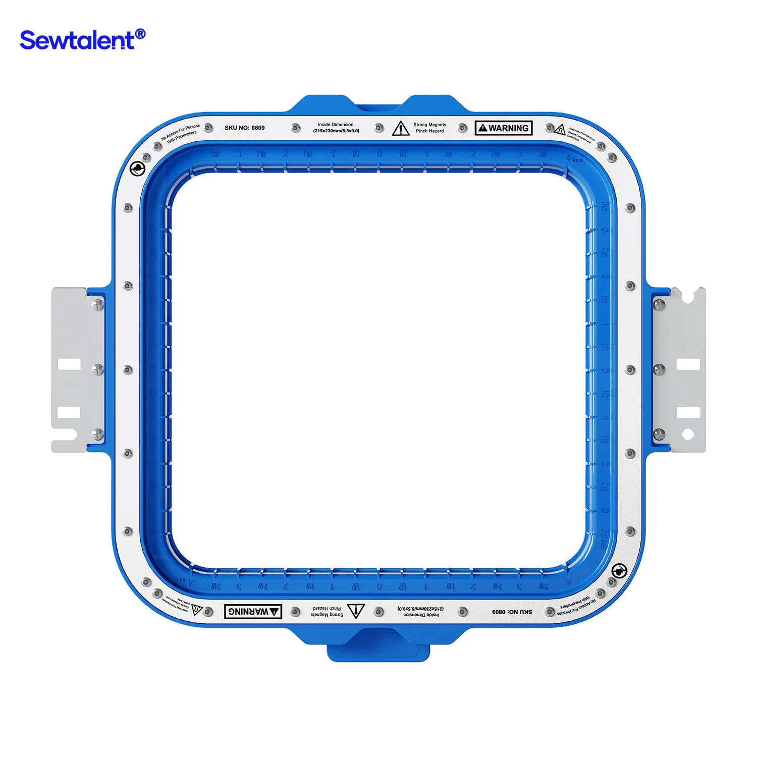 Sewtalent Magnetic Embroidery Hoop 8.5"x9" | 215x230mm for Tajima Juki SAI/TEHX/TEJT/TEMX-C/TFHX-IIC/TFMX-C/TFMX-IIC/TMAR/TMBP-SC/TMBP2-SC/TMBP2-XC/TMBR-SC/TMBU-S/TMEX/TMEZ-KC/TMEZ-SC/TMFX/TUMX/TWMX-C Embroidery Machine - Image 3