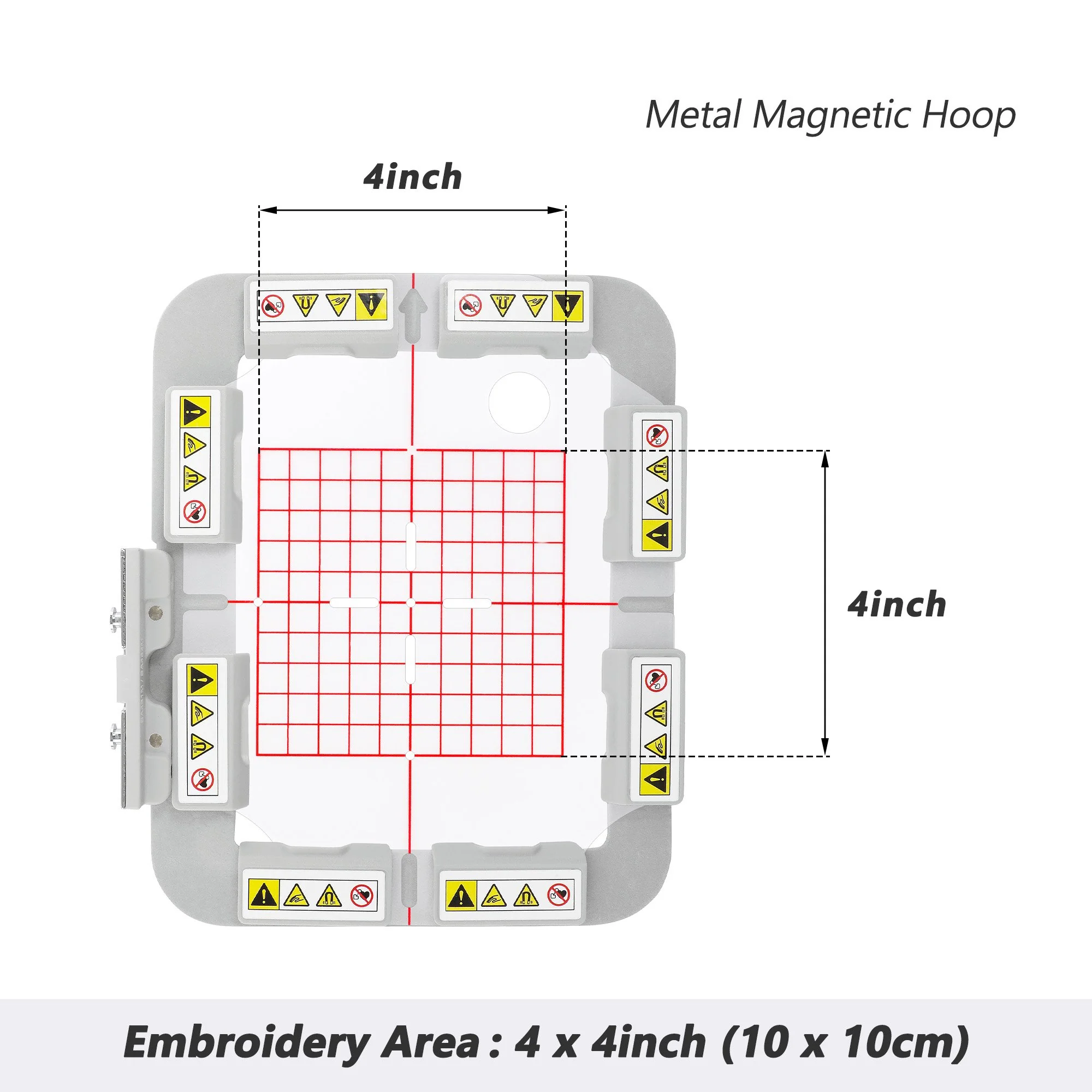 Sewtalent Magnetic Embroidery Hoop (bar Magnets and Round Magnets) for PooLin EOC05 EOC05RE Embroidery Machine - Image 10