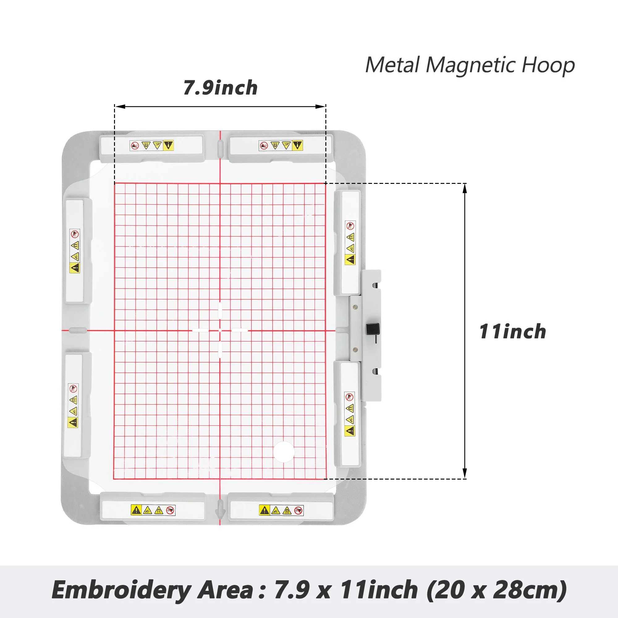 Sewtalent Magnetic Embroidery Hoop (bar Magnets and Round Magnets) for PooLin EOC06 EOC06RE Embroidery Machine - Image 13