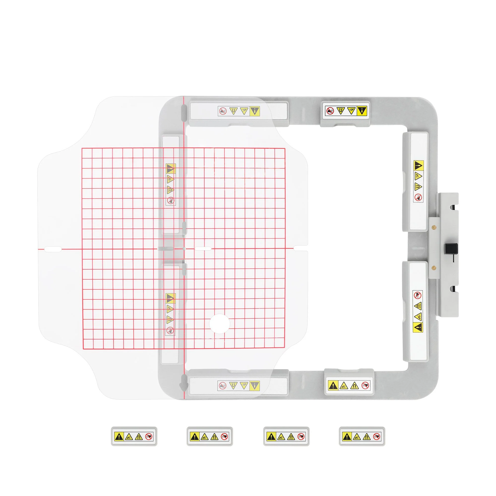 Sewtalent Magnetic Embroidery Hoop (bar Magnets and Round Magnets) for PooLin EOC06 EOC06RE Embroidery Machine - Image 5