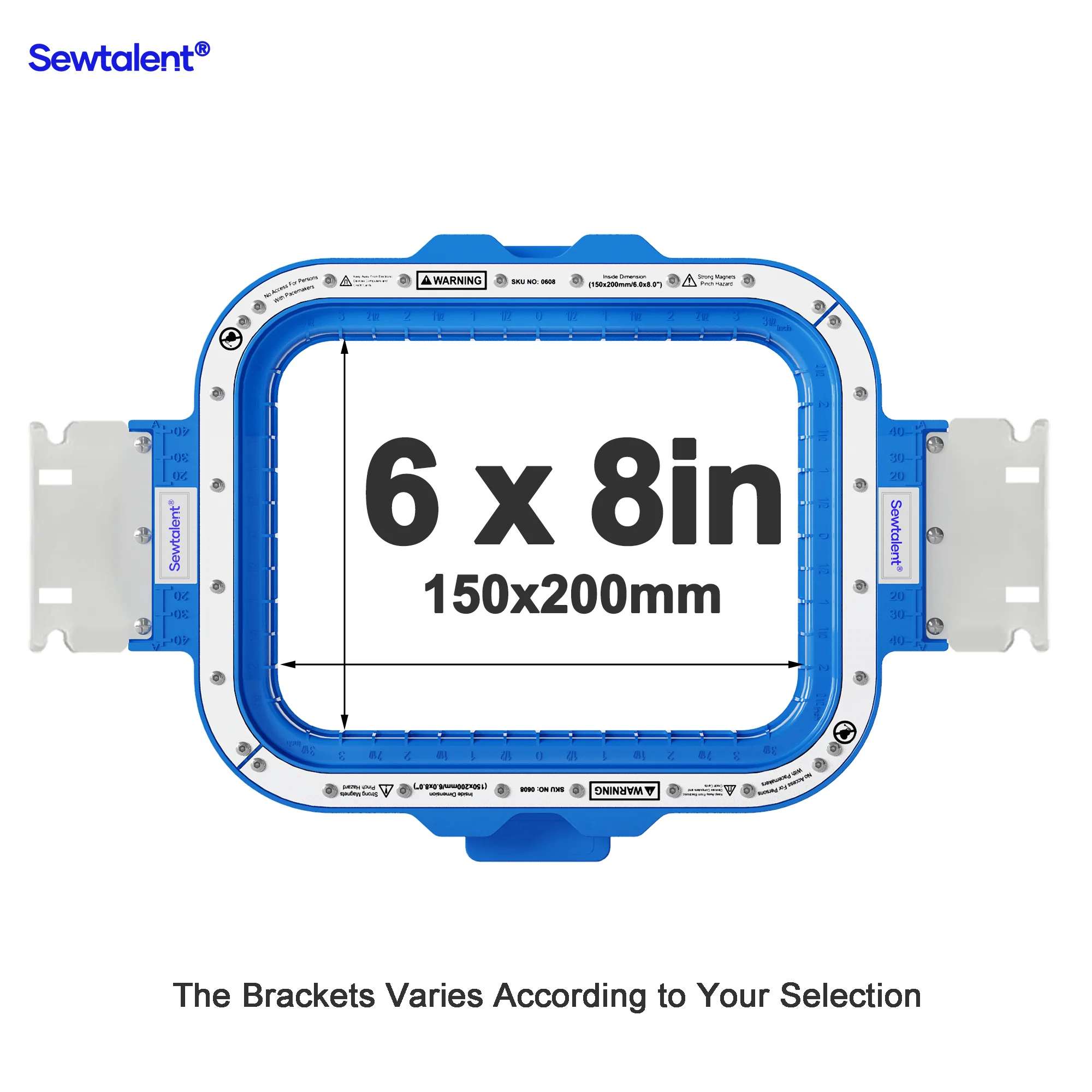 Sewtalent Magnetic Embroidery Hoop for PROEMB BF900 / BF1200 / BF1500 Embroidery Machine Models Only - Image 6