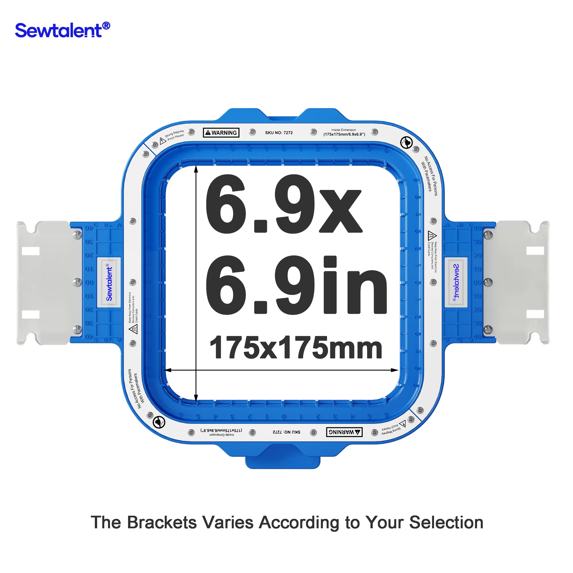 Sewtalent Magnetic Embroidery Hoop for PROEMB BF900 / BF1200 / BF1500 Embroidery Machine Models Only - Image 7