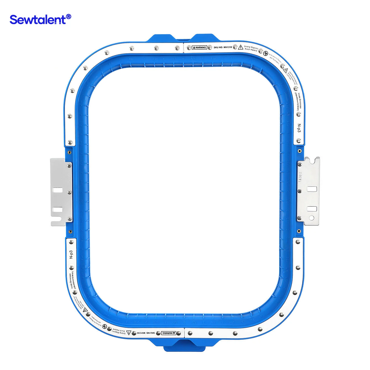 Sewtalent Magnetic Hoop 12.9″x10″ | 330x255mm for Smartstitch S-1501 | S-1501 Ultra | S-1501 Plus | S1502 | S1504 Embroidery Machines - Image 6