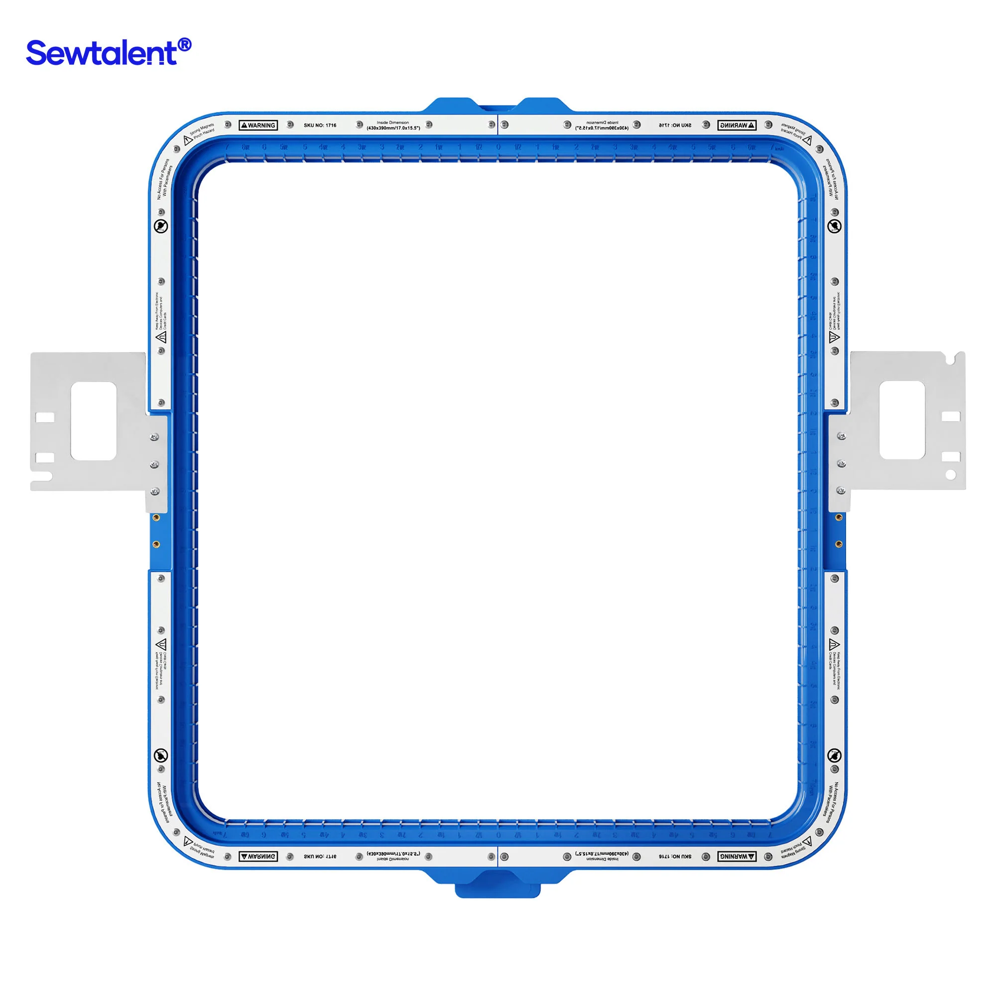 Sewtalent Magnetic Hoop 17"x15.5" | 430x390mm for TSM Commercial Embroidery Machines - Image 3
