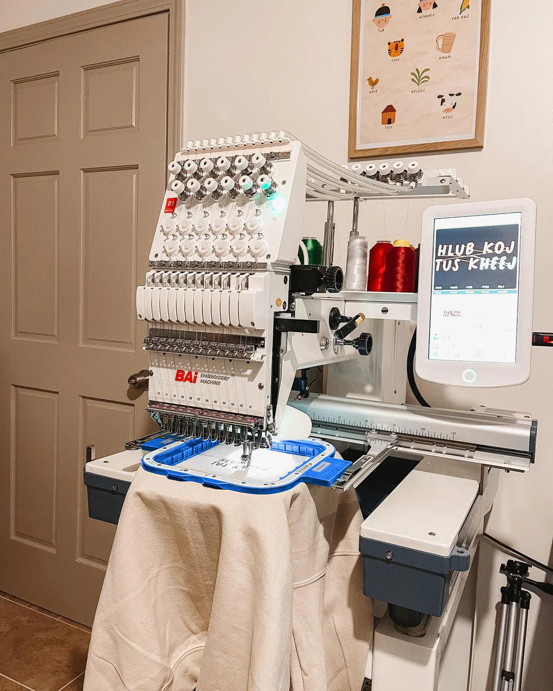 Sewtalent Magnetic Hoop 3.9" | 100x100mm for BAI The MIRROR | The VISION | The VISION 2 HEADS | KESI 1504 | KESI 1506 | KESI 1508 Embroidery Machines - Image 9