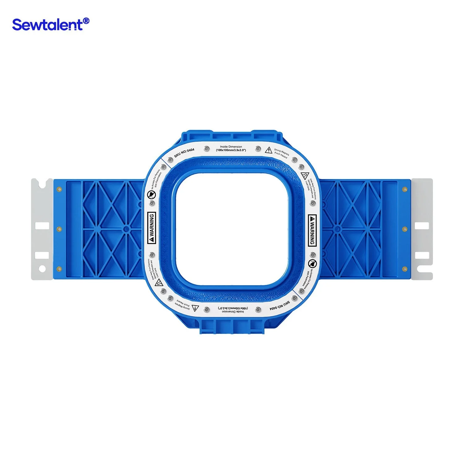 Sewtalent Magnetic Hoop 3.9" | 100x100mm for Brother PR1X PR600 PR620 PR650 PR655 PR670E PR680W PR1000E PR1050X PR1055X PR1060W Embroidery Machines - Image 4