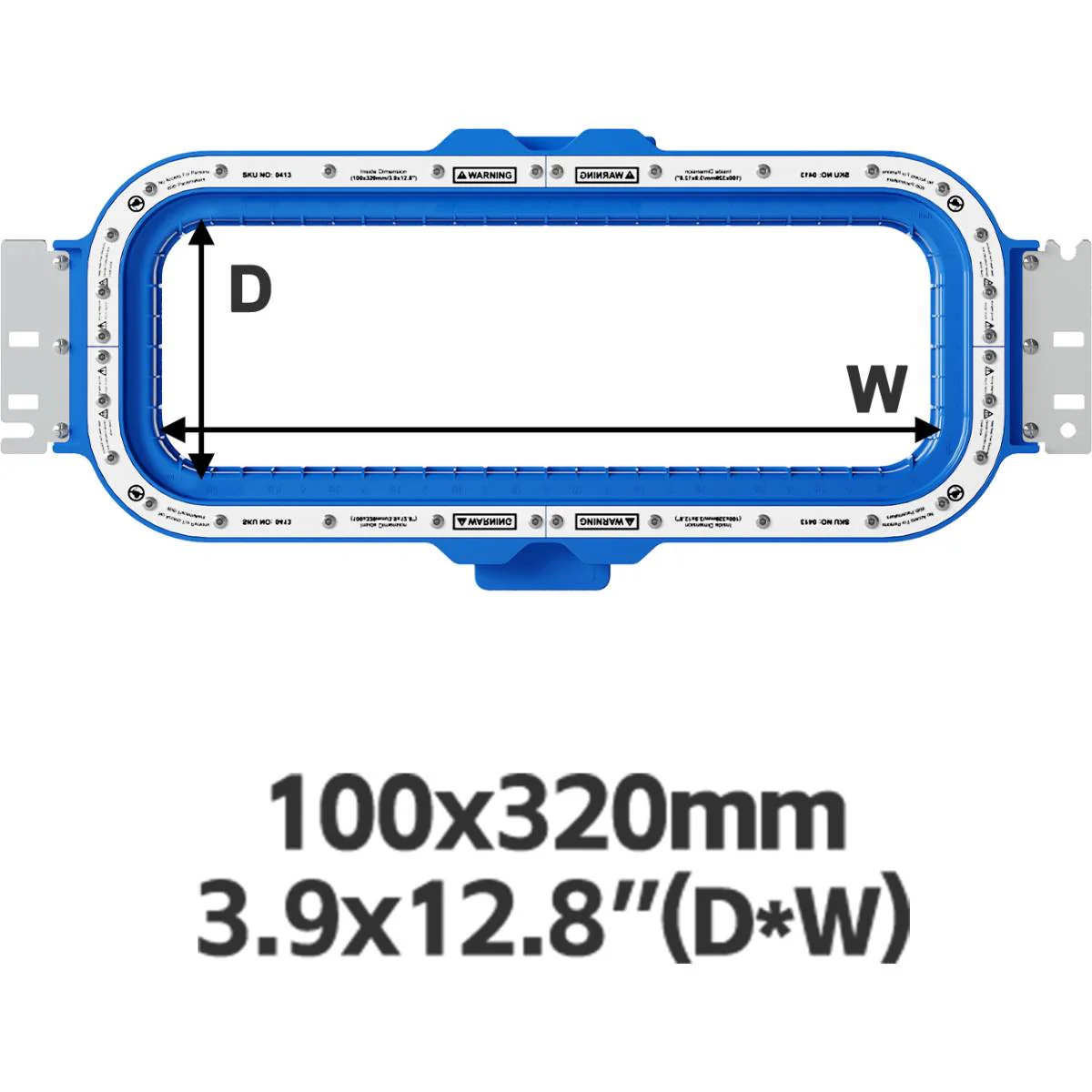 Sewtalent Magnetic Hoop 3.9"x12.8" | 100x320mm for BAI The MIRROR | The VISION | The VISION 2 HEADS Embroidery Machines - Image 5