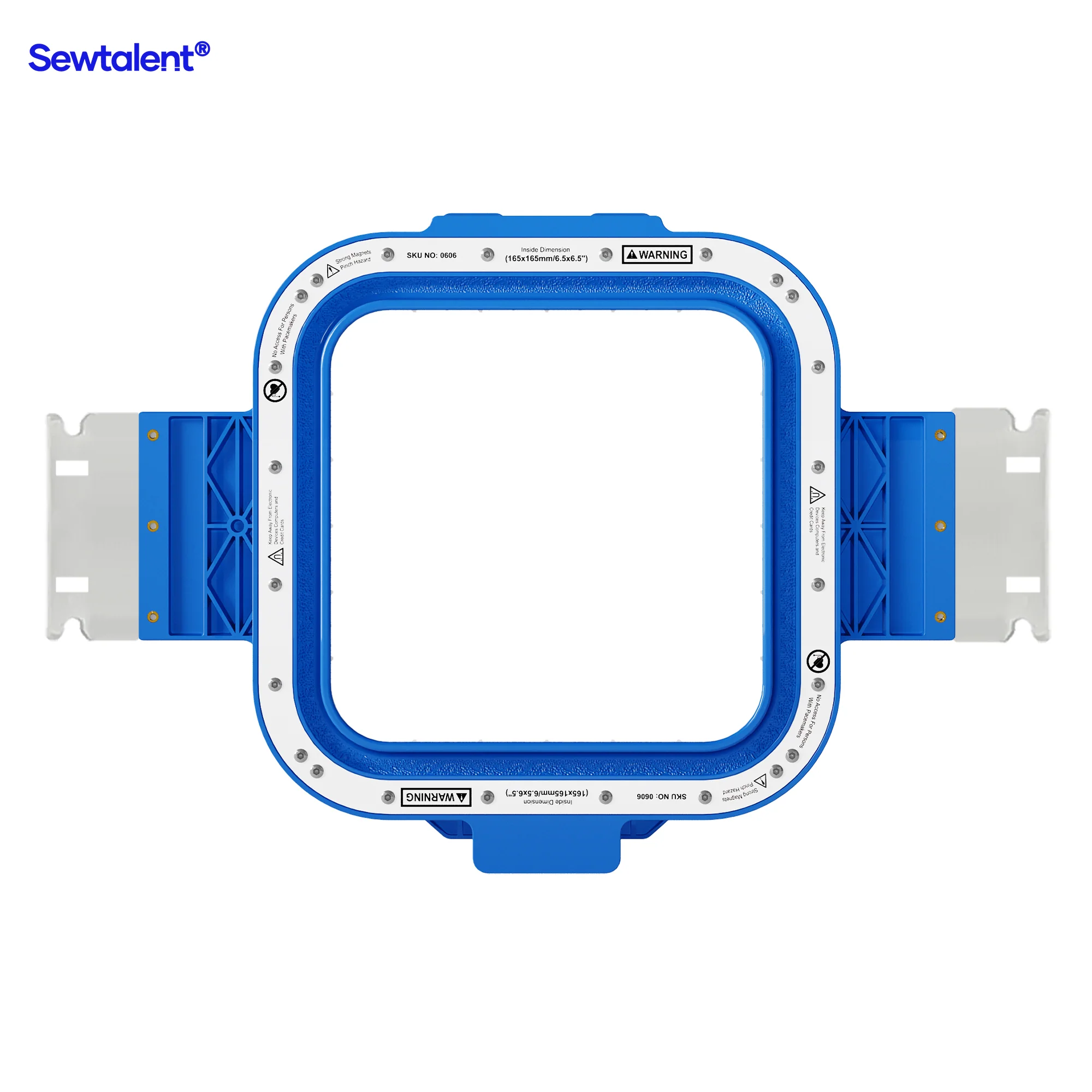 Sewtalent Magnetic Hoop 6.5"x6.5 | 165x165mm for Avance 1201C/1501C/1502/1504/1506C Embroidery Machines - Image 4