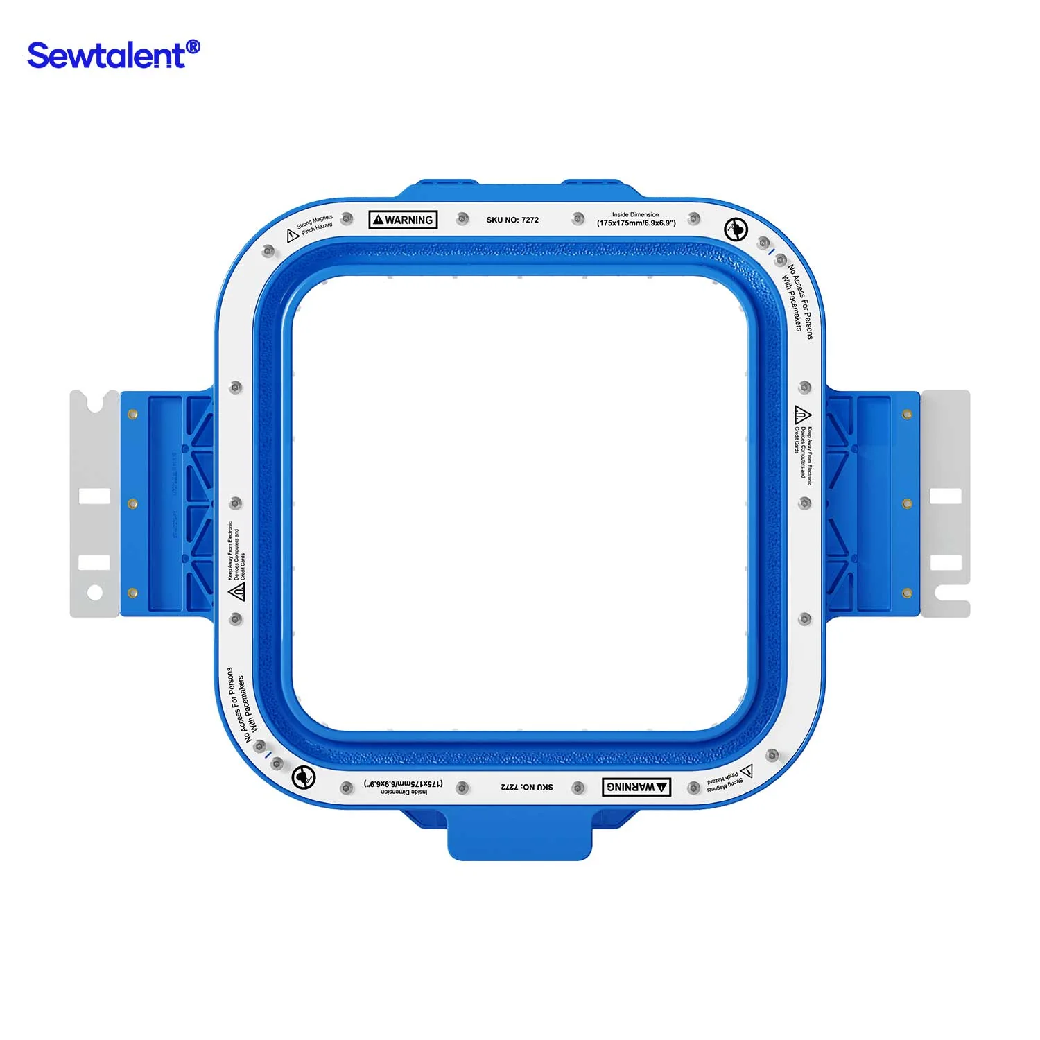 Sewtalent Magnetic Hoop 6.9″x6.9″ | 175x175mm for Baby Lock Alliance Capella Array Intrepid Endurance Valiant Venture Enterprise Intrepid Embroidery Machines - Image 5