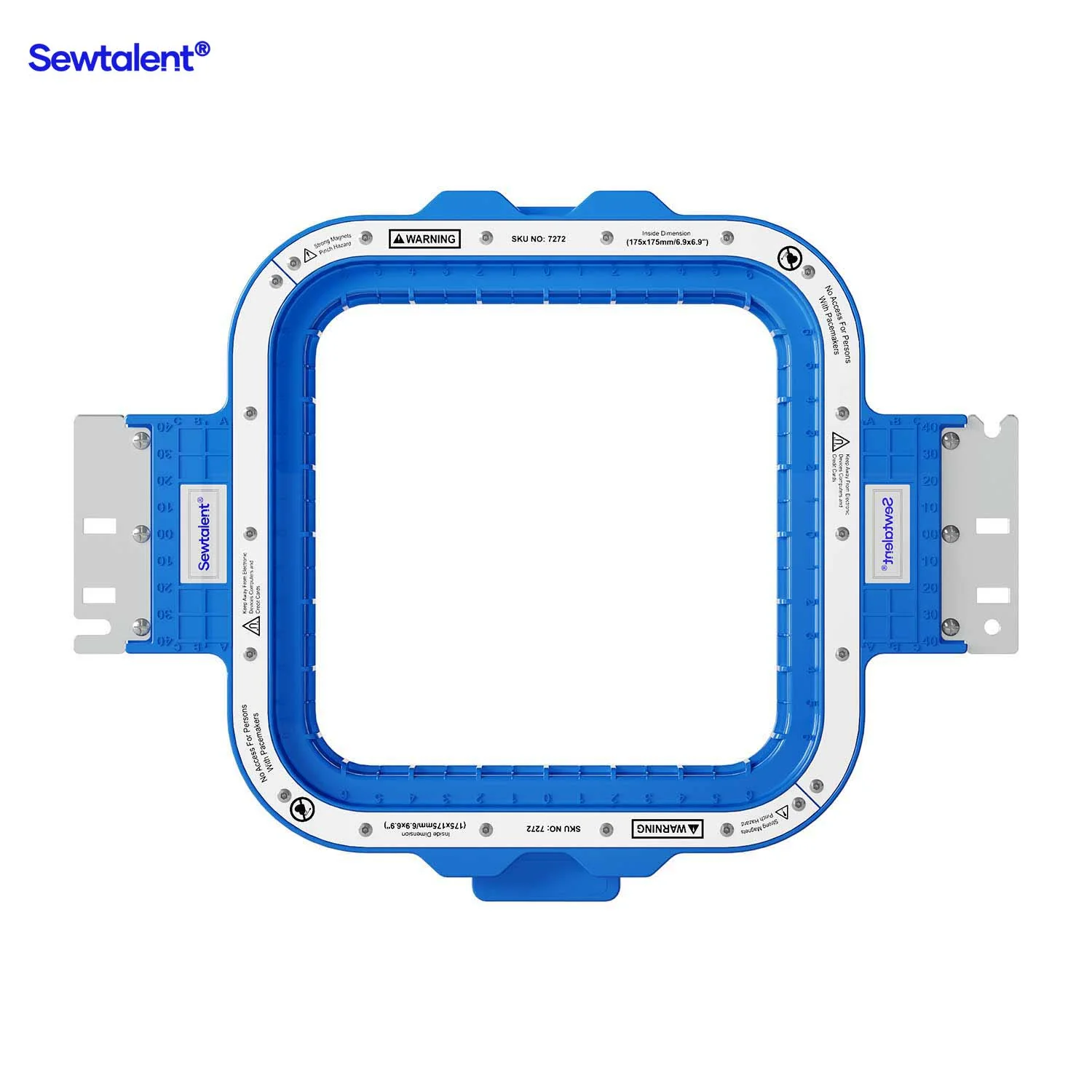 Sewtalent Magnetic Hoop 6.9″x6.9″ | 175x175mm for Elna Expressive 940/970 Embroidery Machine - Image 6