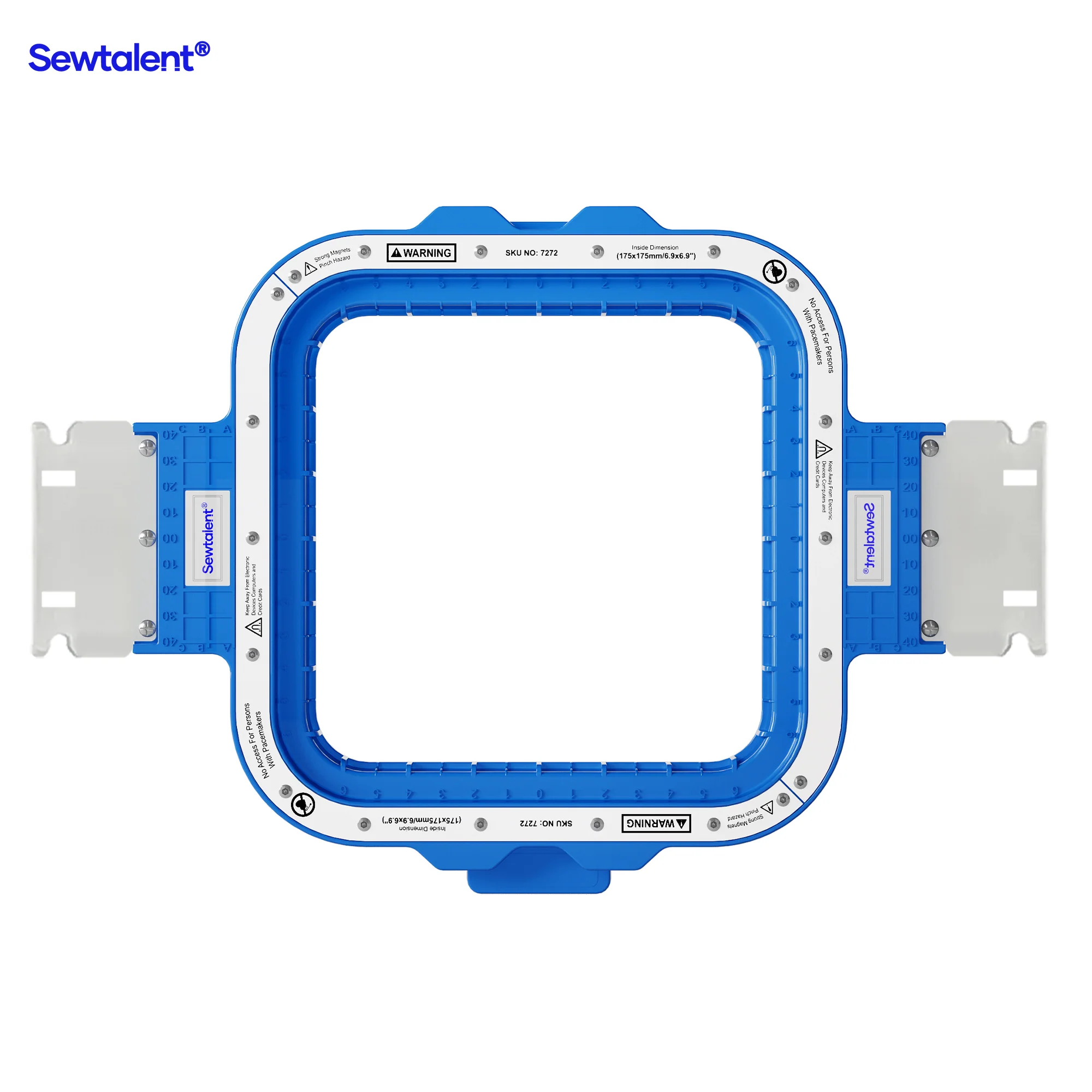 Sewtalent Magnetic Hoop 6.9"x6.9" | 175×175mm for Smartstitch S-1001 | S-1201 |S-1501 | S-1501 Ultra | S-1501 Plus | S1502 | S1504 Embroidery Machines - Image 11