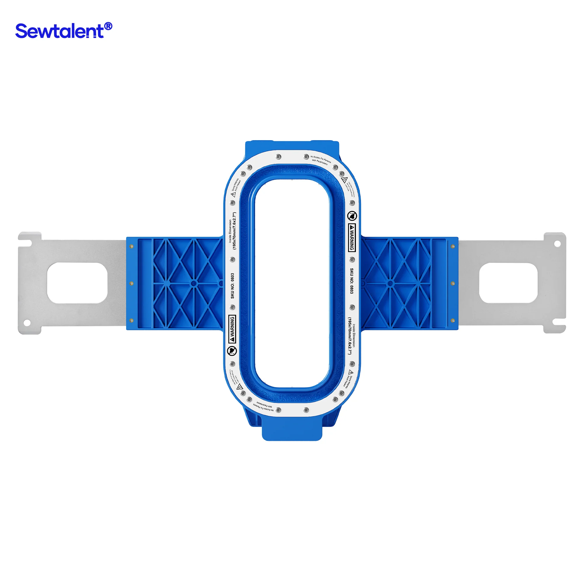 Sewtalent Magnetic Hoop 7.6″x2.7″ | 195x70mm for Baby Lock Alliance Capella Array Intrepid Endurance Valiant Venture Enterprise Intrepid Embroidery Machines - Image 8