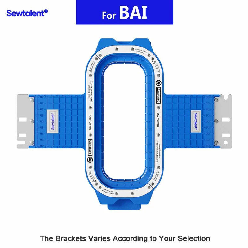 Sewtalent Magnetic Hoop 7.6"x2.7" | 195x70mm for BAI The MIRROR | The VISION | The VISION 2 HEADS | KESI 1504 | KESI 1506 | KESI 1508 Embroidery Machines - Image 2