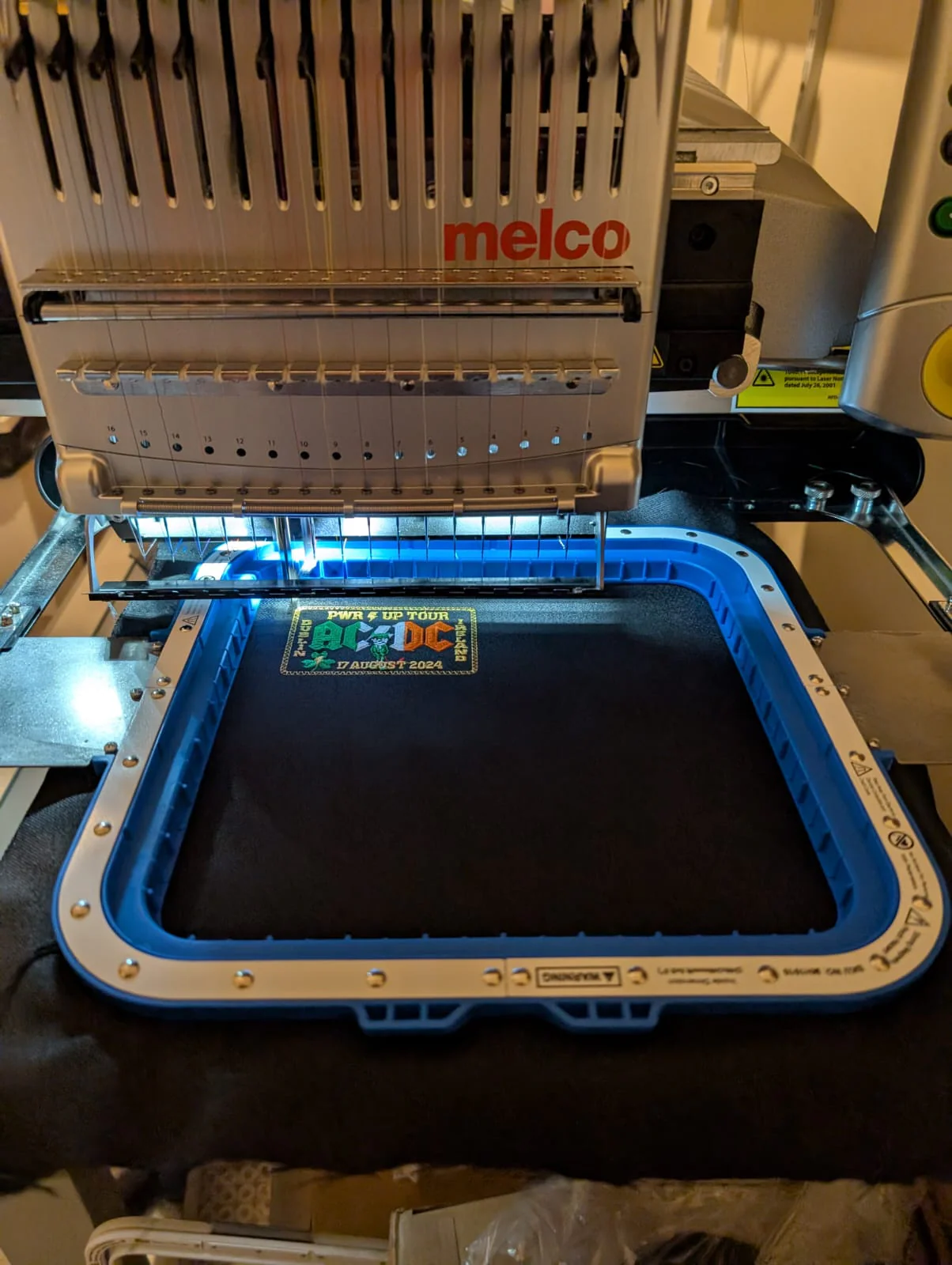 Sewtalent Magnetic Hoop 7.6"x2.7" | 195x70mm for Bernina E16 | E16 Pro Embroidery Machine - Image 4
