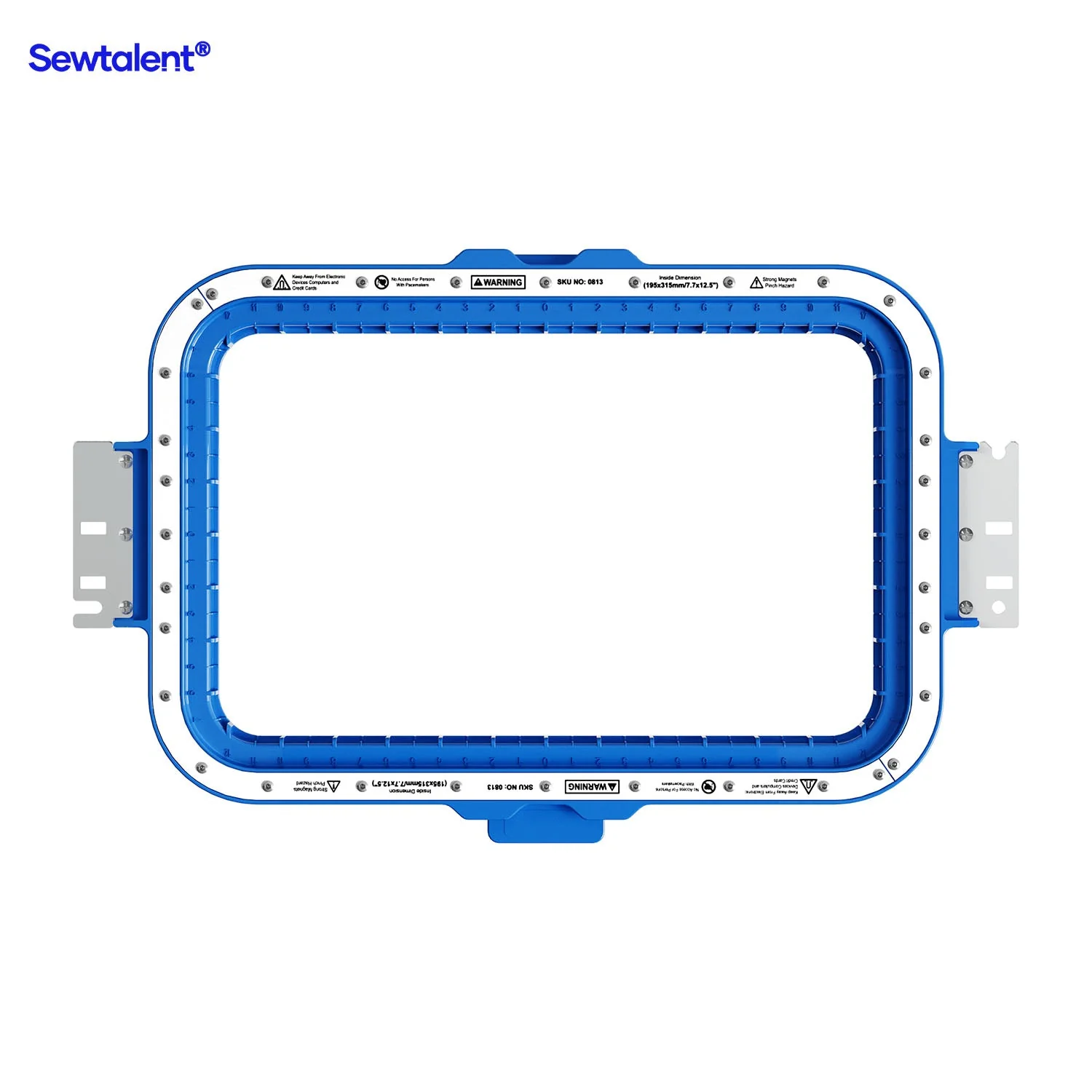 Sewtalent Magnetic Hoop 7.7″x12.5″ | 195x315mm for Baby Lock Alliance Capella Array Intrepid Endurance Valiant Venture Enterprise Intrepid Embroidery Machines - Image 5