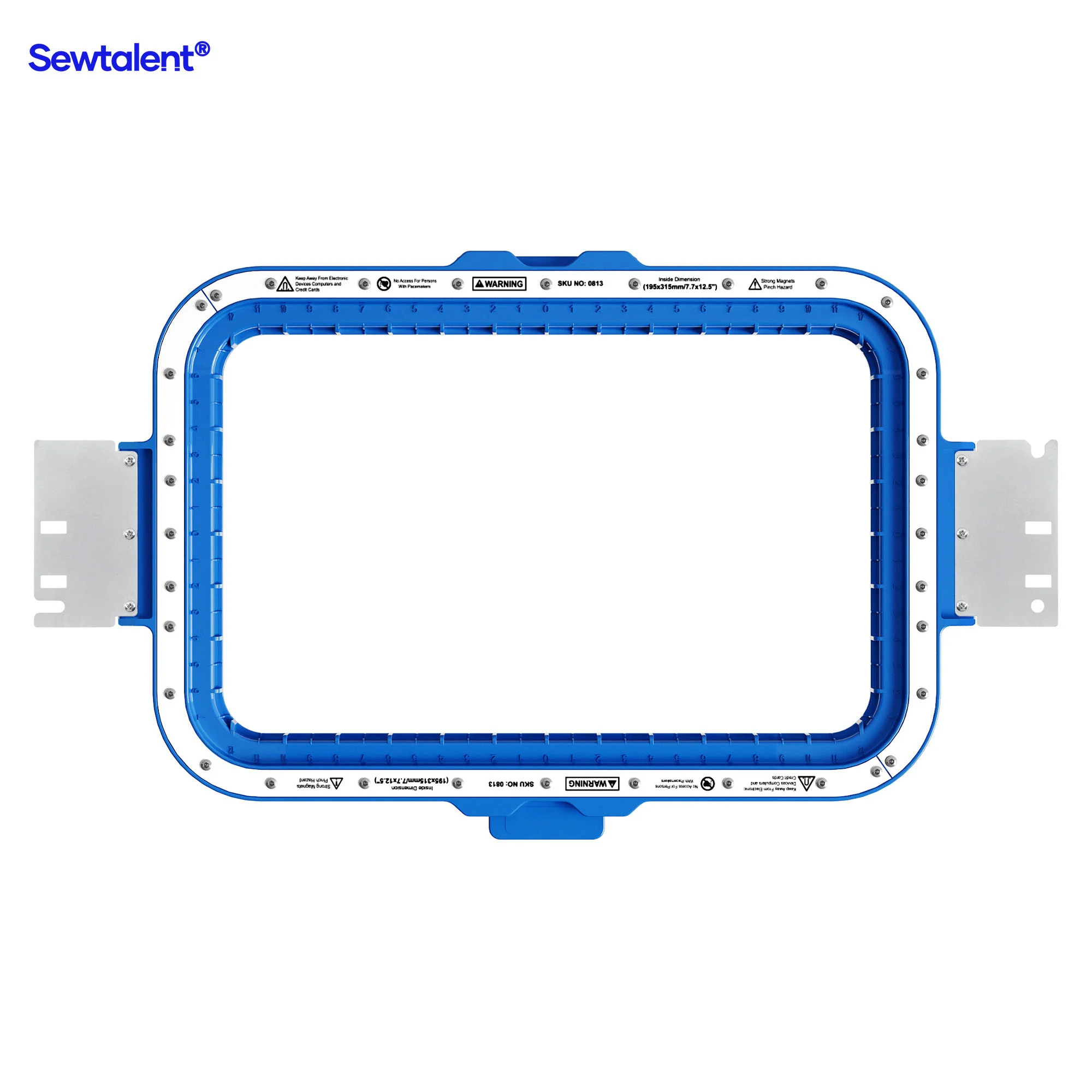 Sewtalent Magnetic Hoop 7.7"x12.5" | 195x315mm for BAI The MIRROR | The VISION | The VISION 2 HEADS | KESI 1504 | KESI 1506 | KESI 1508 Embroidery Machines - Image 4