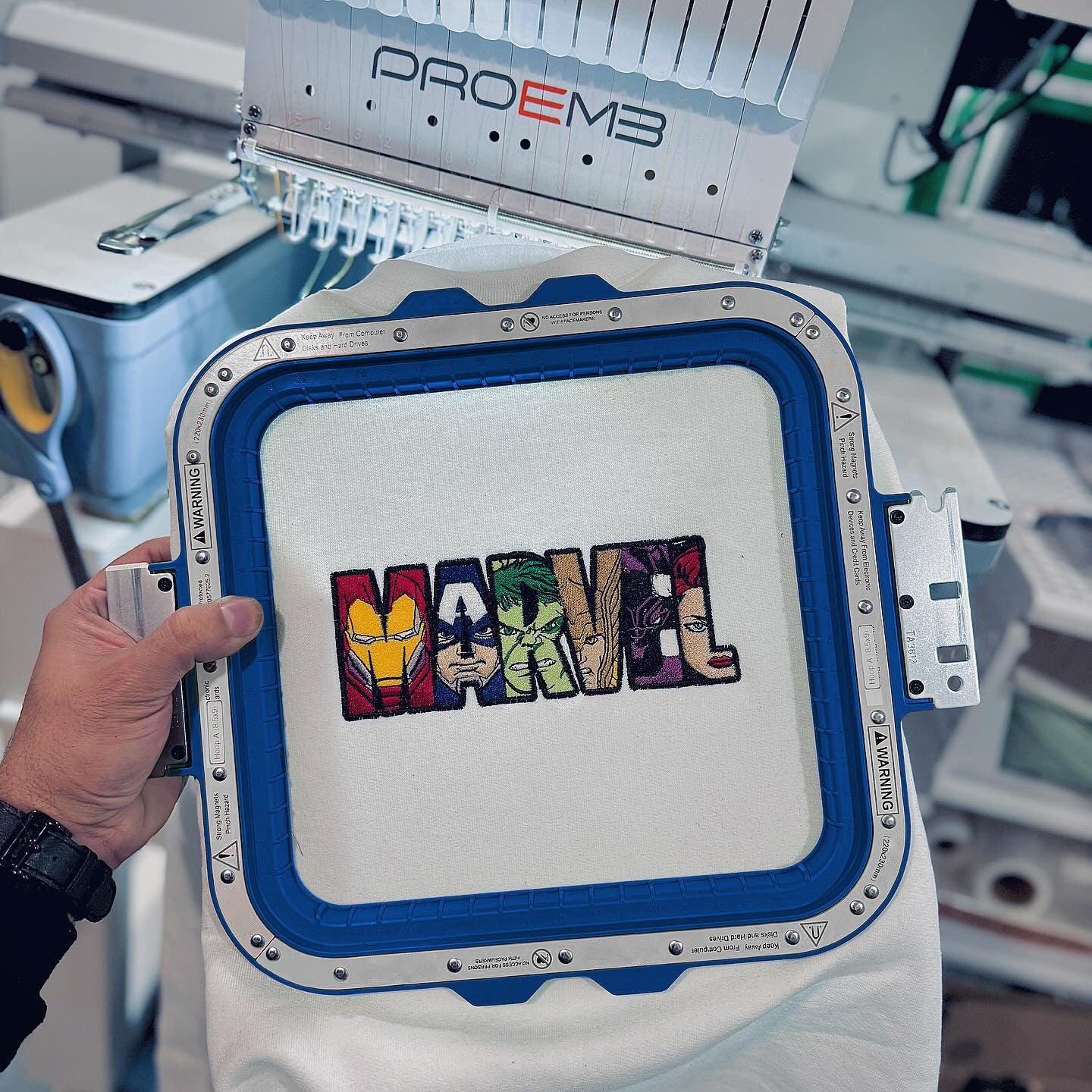 Sewtalent Magnetic Hoop 8.5"x9" | 215x230mm for PROEMB BC1501 / FW-1501R / BC1503 / BC1504 Embroidery Machines - Image 2
