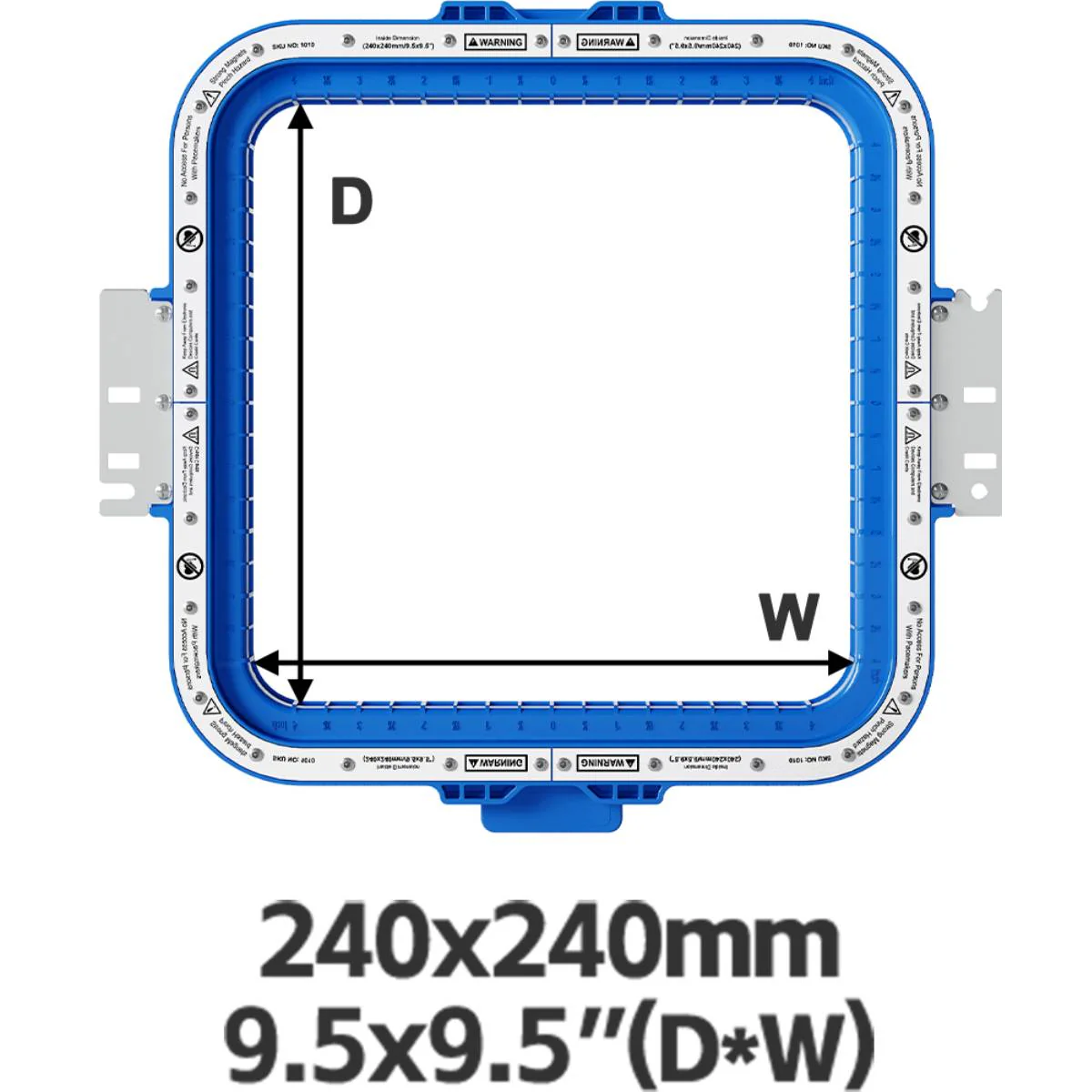 Sewtalent Magnetic Hoop 9.5*9.5" | 240x240mm for BAI The MIRROR | The VISION | The VISION 2 HEADS | KESI 1504 | KESI 1506 | KESI 1508 Embroidery Machines - Image 14
