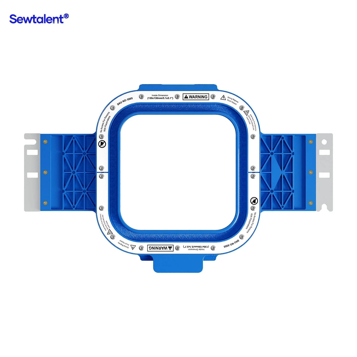 Sewtalent Magnetic Hoops 5.1″x5.1″ | 130x130mm for Elna Expressive 940/970 Embroidery Machines - Image 3