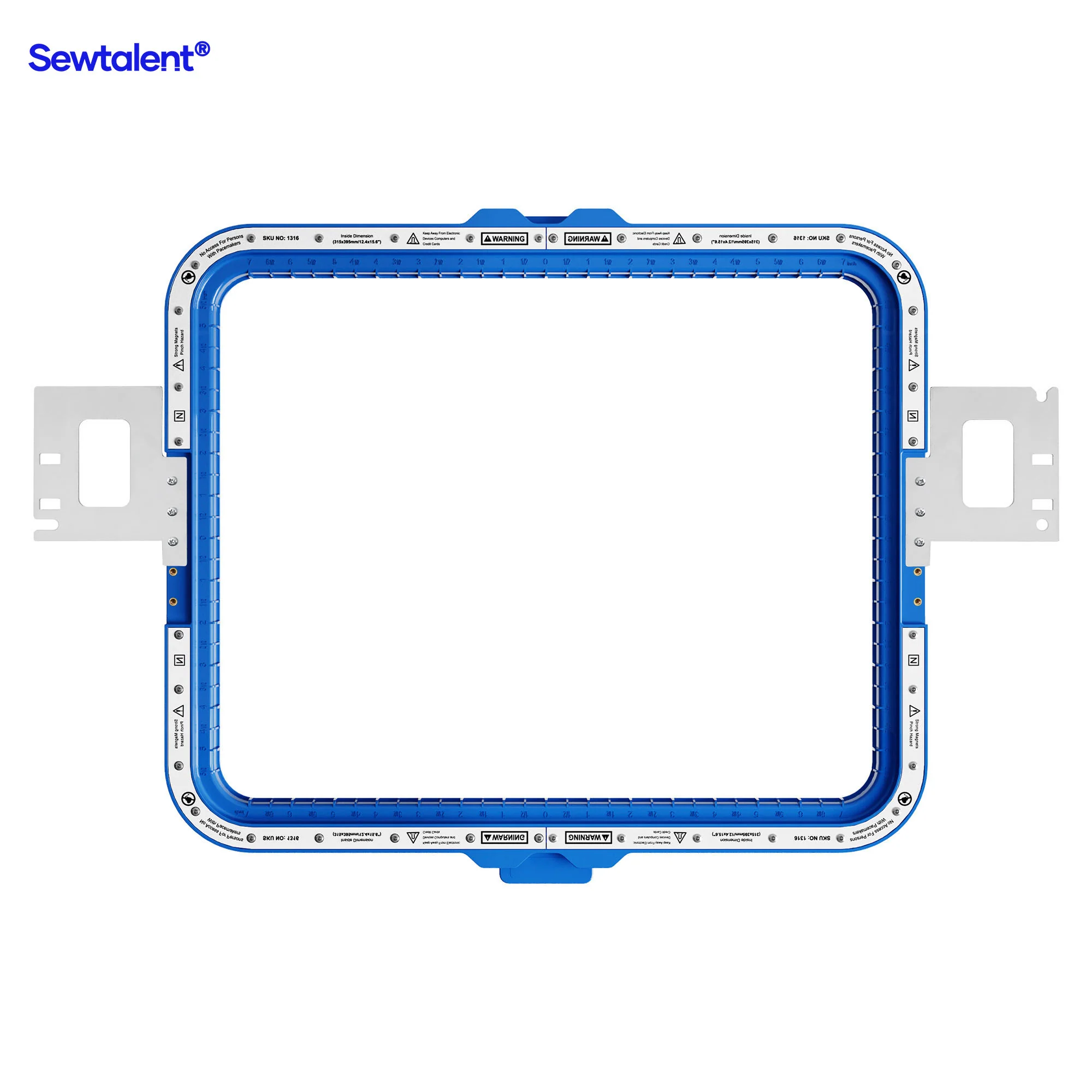 Sewtalent Sewtalent Magnetic Hoop 12.4"x15.6" | 315x395mm for BAI The MIRROR | The VISION | The VISION 2 HEADS Embroidery Machines - Image 6
