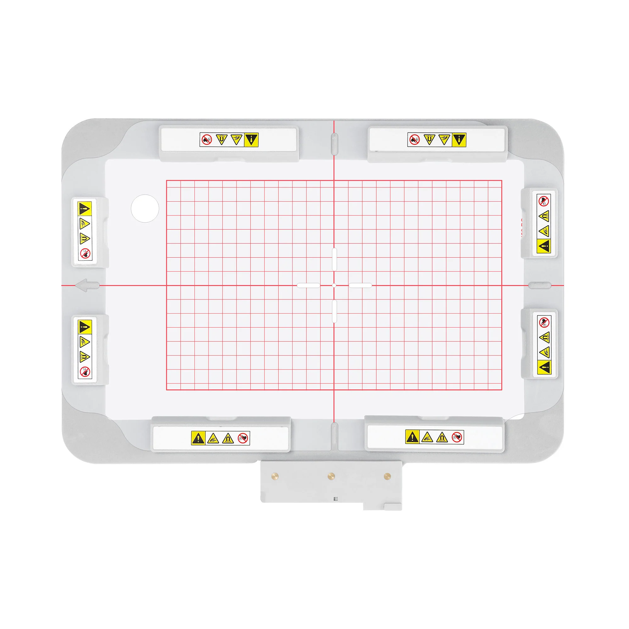 VK438MK 9.8"x6" 240x150mm Metal Magnetic Hoop  (Long-bar Magnets) for Husqvarna Viking Ruby Royale Topaz etc. Pfaff Creative Icon Embroidery Machine - Image 7