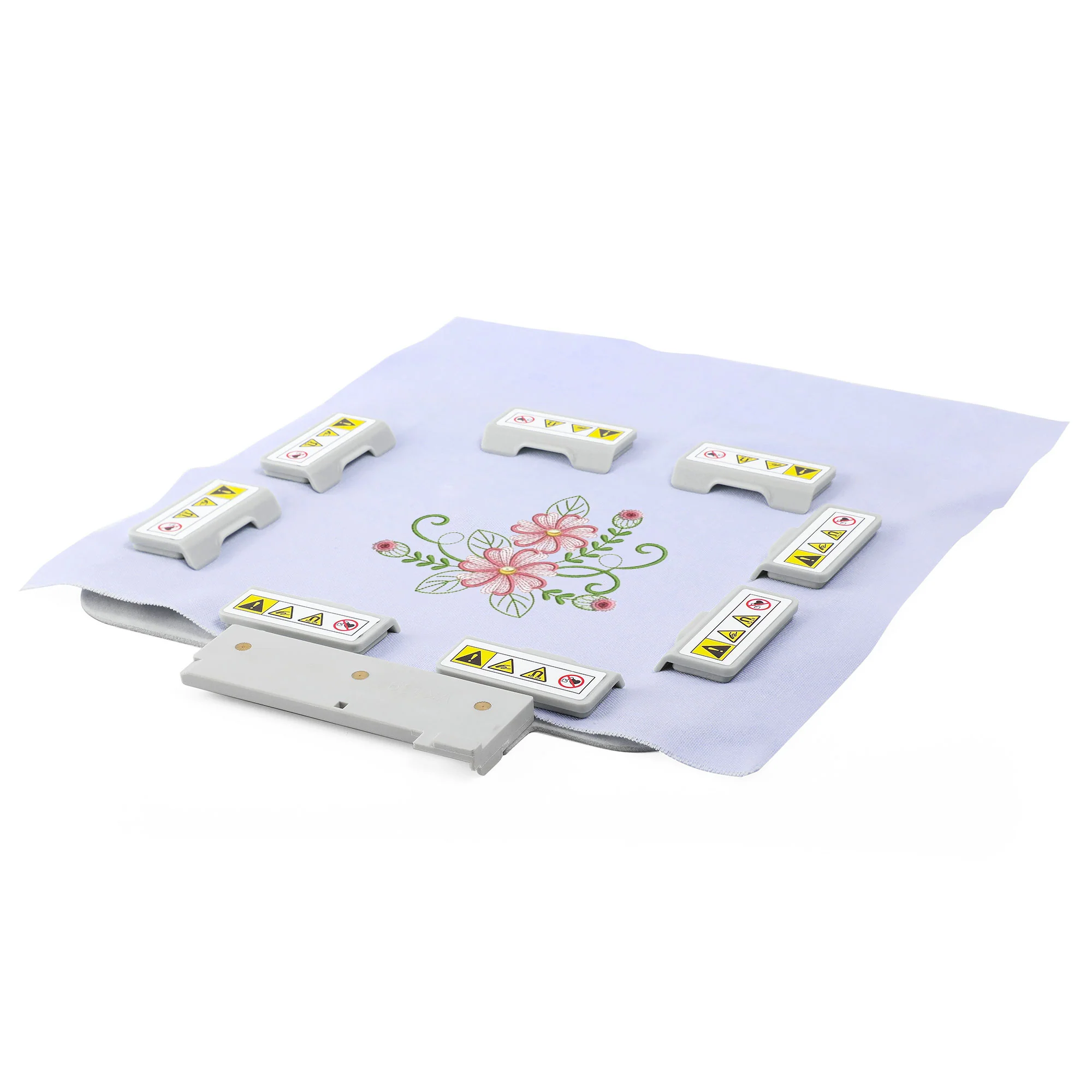VK439MK 4"x4" 100x100mm metal Magnetic Hoop (Long-bar Magnets) for Husqvarna Viking Ruby Topaz Jade etc. Pfaff Vision Ambition Embroidery Machine - Image 5